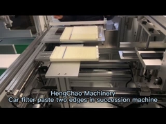 Τα φίλτρα αυτοκινήτου κολλάνε δύο άκρες σε μηχανή διαδοχής